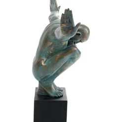 KARE Design Objets Déco|Objet Décoratif Athlete Xl Antique Vert 100Cm