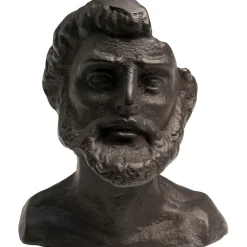 KARE Design Objets Déco|Objet Décoratif Bearded Man Anthracite 11Cm