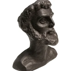 KARE Design Objets Déco|Objet Décoratif Bearded Man Anthracite 11Cm