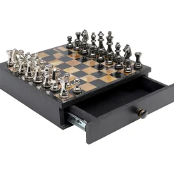 KARE Design Objets Déco|Objet Décoratif Chess Antique 36X33Cm