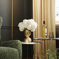 KARE Design Objets Déco|Objet Décoratif Daisy Head Dore 19Cm