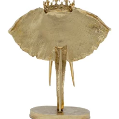 KARE Design Objets Déco|Objet Décoratif Elephant Royal Dore 57Cm