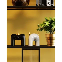 KARE Design Objets Déco|Objet Décoratif Funny Teeth Gris