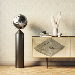 KARE Design Objets Déco|Objet Décoratif Globe Top Noir 132Cm