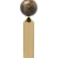 KARE Design Objets Déco|Objet Décoratif Globe Top Dore 132Cm