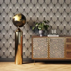 KARE Design Objets Déco|Objet Décoratif Globe Top Dore 132Cm