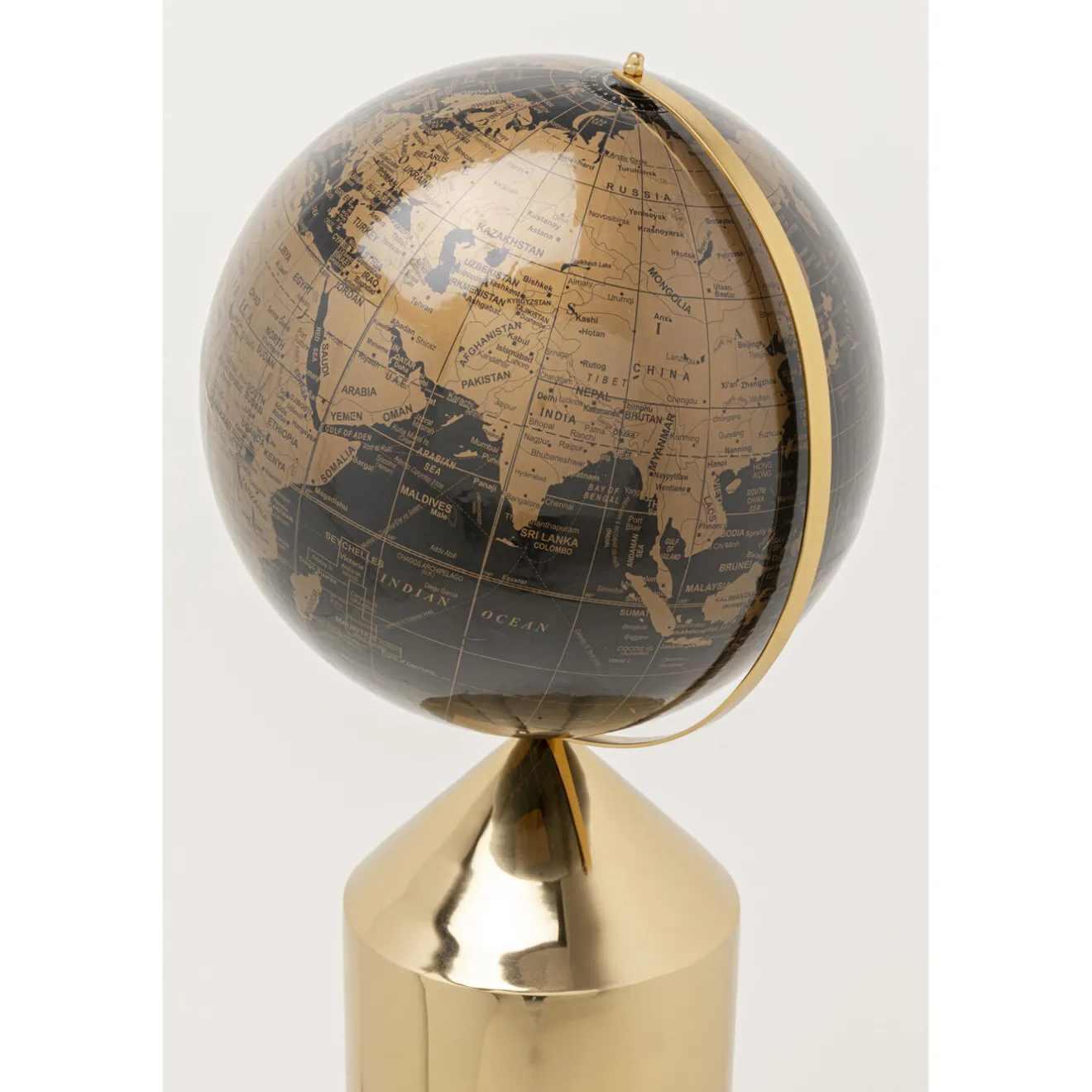 KARE Design Objets Déco|Objet Décoratif Globe Top Dore 132Cm