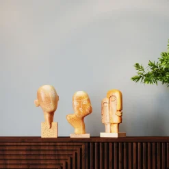 KARE Design Objets Déco|Objet Décoratif Half A Face 30Cm