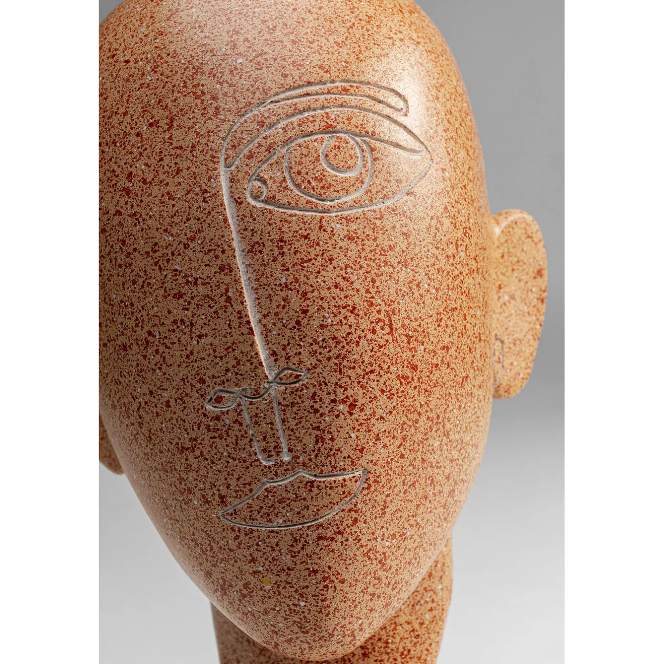 KARE Design Objets Déco|Objet Décoratif Half A Face 30Cm