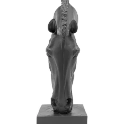 KARE Design Objets Déco|Objet Décoratif Horse Face Noir 72Cm