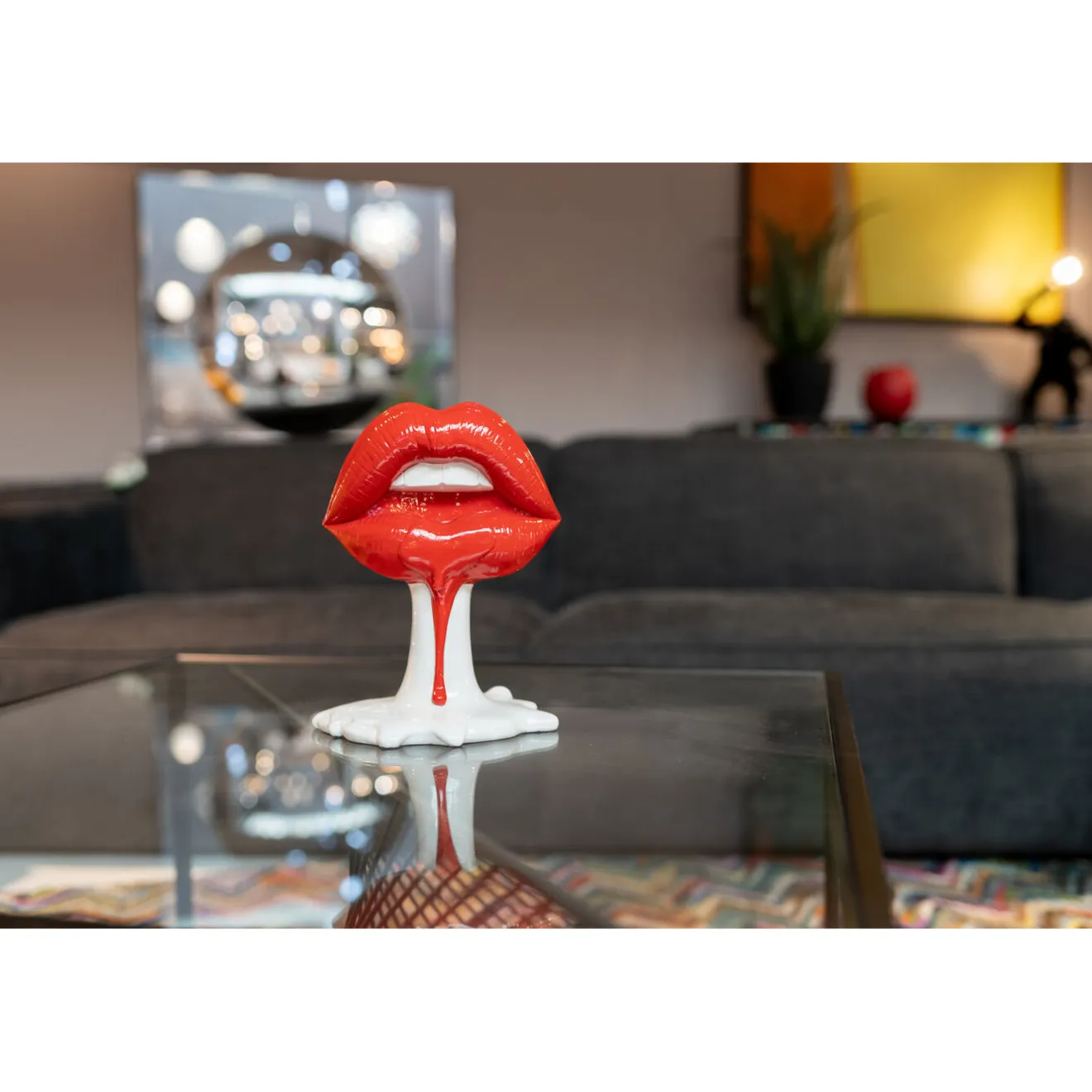 KARE Design Objets Déco|Objet Décoratif Hot Lips 26Cm