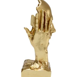 KARE Design Objets Déco|Objet Décoratif In My Mind Dore 30Cm