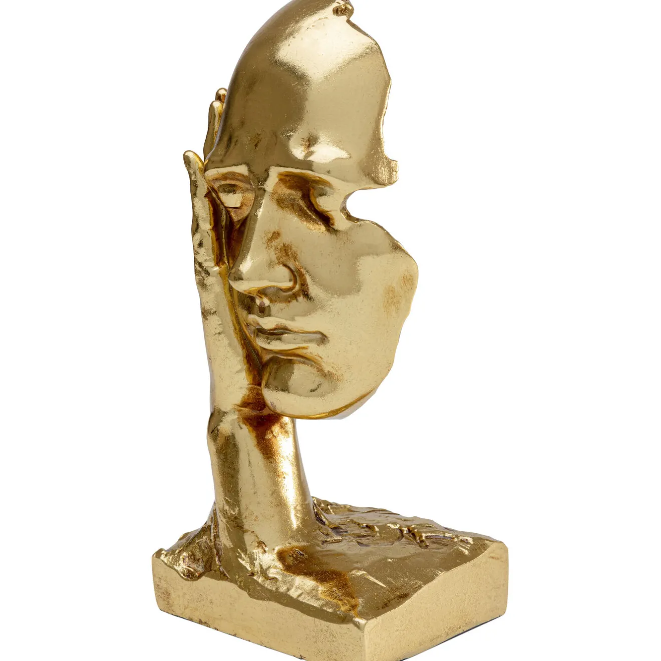 KARE Design Objets Déco|Objet Décoratif In My Mind Dore 30Cm