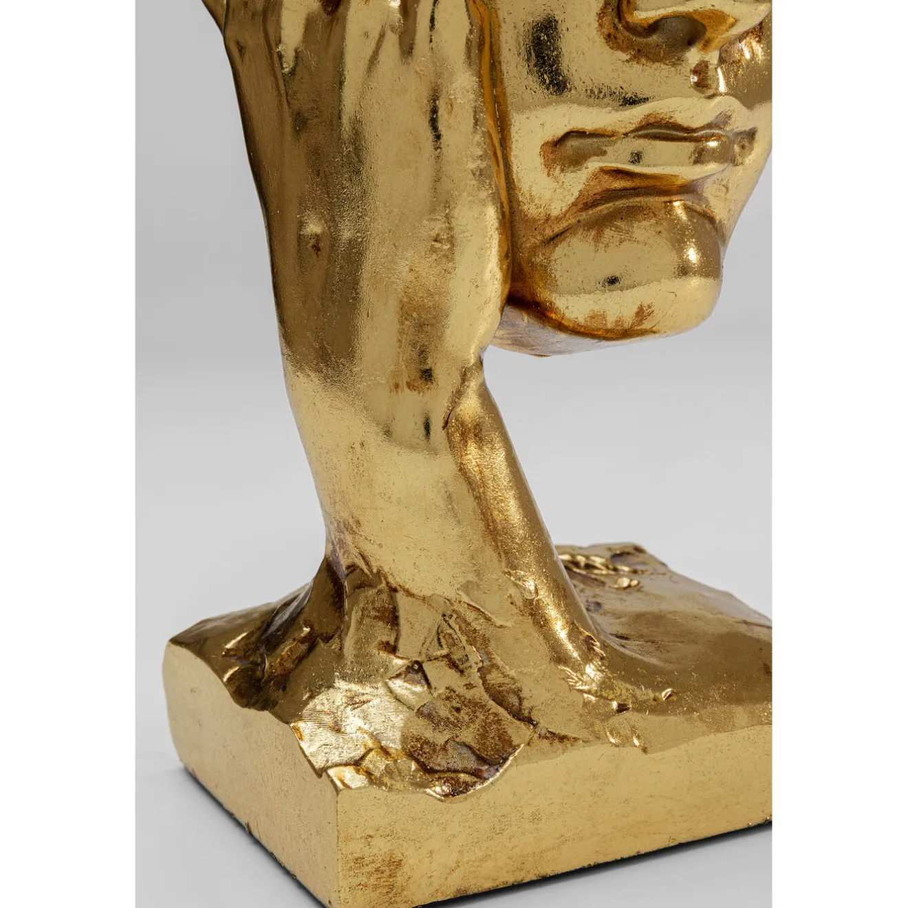 KARE Design Objets Déco|Objet Décoratif In My Mind Dore 30Cm