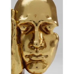 KARE Design Objets Déco|Objet Décoratif In My Mind Dore 30Cm