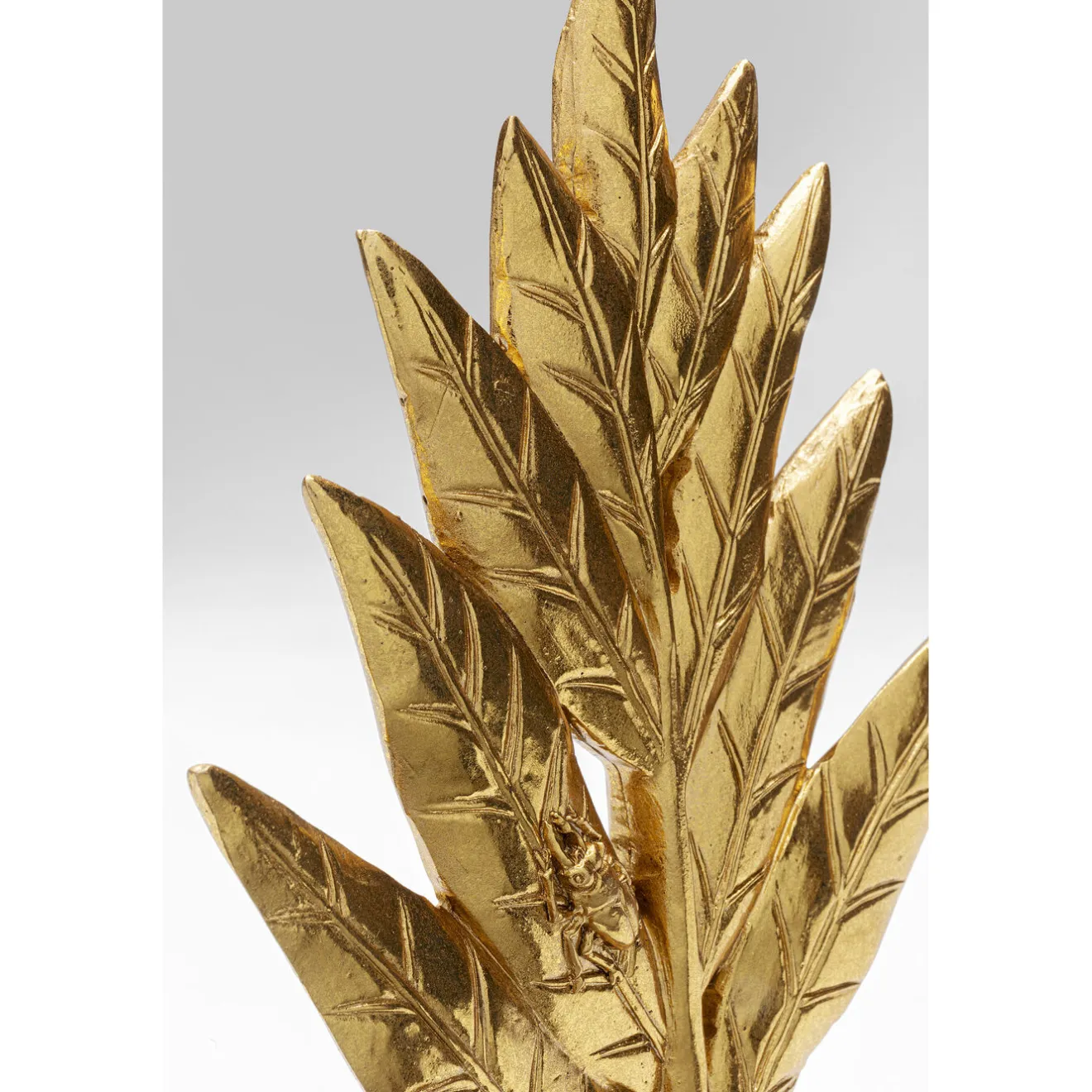 KARE Design Objets Déco|Objet Décoratif Leaves Dore 25Cm