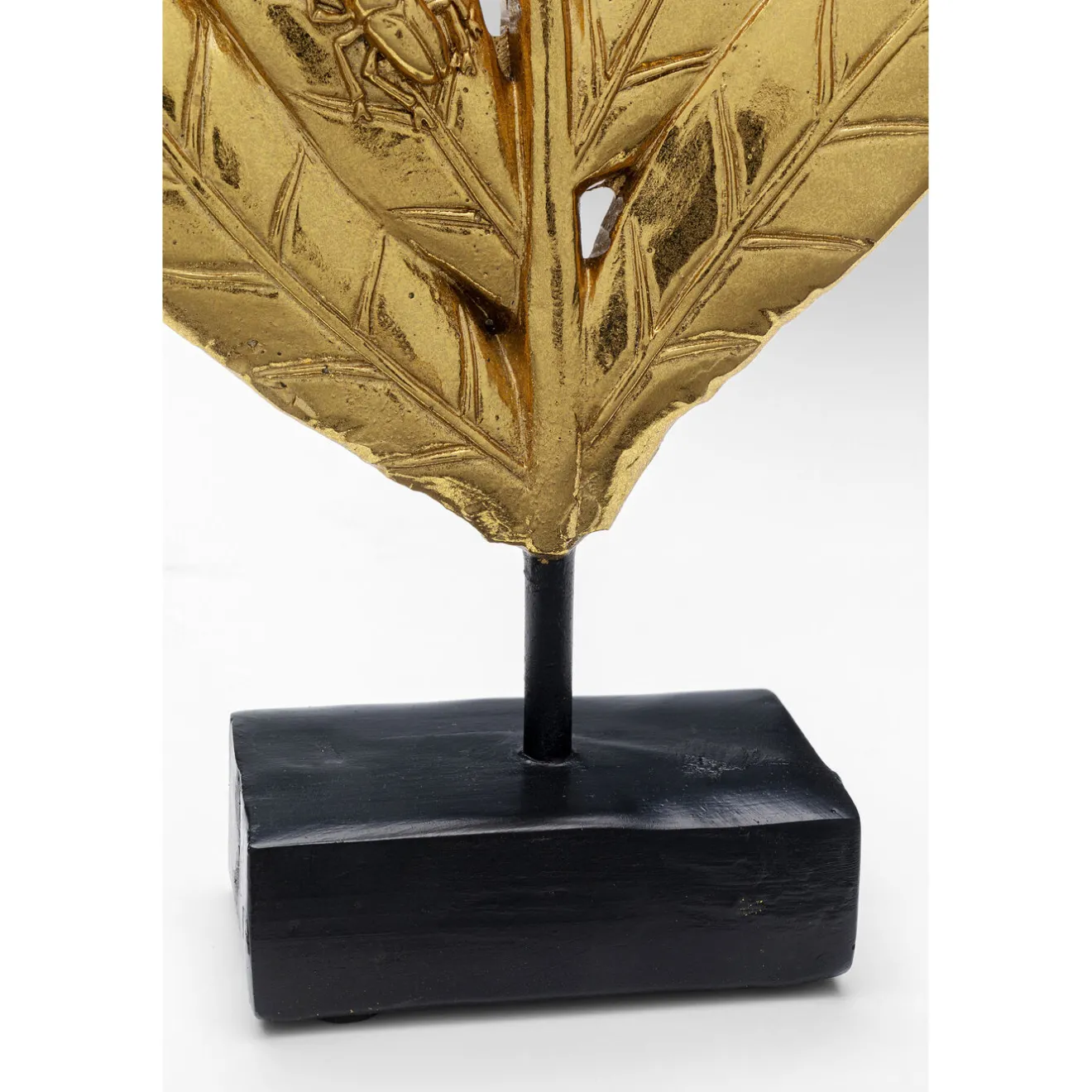 KARE Design Objets Déco|Objet Décoratif Leaves Dore 25Cm