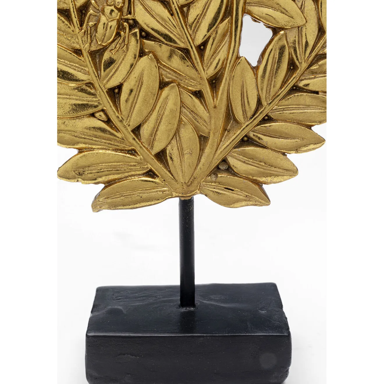 KARE Design Objets Déco|Objet Décoratif Leaves Dore 30Cm