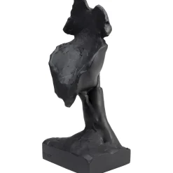 KARE Design Objets Déco|Objet Décoratif Quiet Face Noir 31Cm