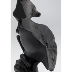 KARE Design Objets Déco|Objet Décoratif Quiet Face Noir 31Cm