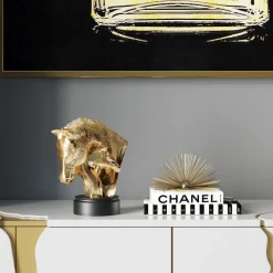 KARE Design Objets Déco|Objet Décoratif Spirit Love Dore 29Cm