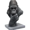 KARE Design Objets Déco|Objet Décoratif Thinking Gorilla Head 49Cm