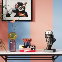 KARE Design Objets Déco|Objet Décoratif Thinking Gorilla Head 49Cm