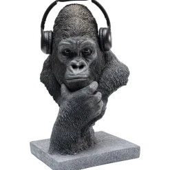 KARE Design Objets Déco|Objet Décoratif Thinking Gorilla Head 49Cm
