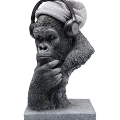 KARE Design Objets Déco|Objet Décoratif Thinking Gorilla Head 49Cm