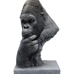 KARE Design Objets Déco|Objet Décoratif Thinking Gorilla Head 49Cm