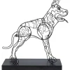 KARE Design Objets Déco|Objet Décoratif Wire Attack Dog 36Cm