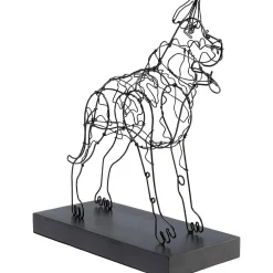 KARE Design Objets Déco|Objet Décoratif Wire Attack Dog 36Cm