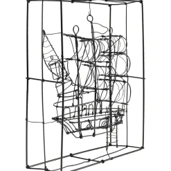 KARE Design Objets Déco|Objet Décoratif Wire Sail Boat 28Cm
