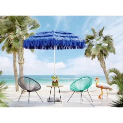 KARE Design Protection Solaire|Parasol Hawaii Bleu O175Cm