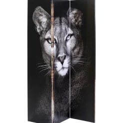 KARE Design Paravents|Paravent King Lion Vs Cat Girl 120X180
