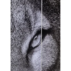 KARE Design Paravents|Paravent King Lion Vs Cat Girl 120X180