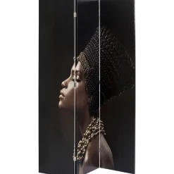 KARE Design Paravents|Paravent Royal Headdress Vs Snake Girl 120X180