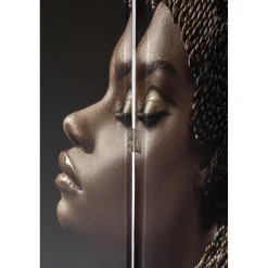 KARE Design Paravents|Paravent Royal Headdress Vs Snake Girl 120X180