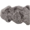 KARE Design Tapis À Poils Courts|Peau De Mouton 95 Cm Gris