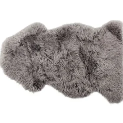 KARE Design Tapis À Poils Courts|Peau De Mouton 95 Cm Gris