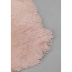 KARE Design Tapis En Peau|Peau De Mouton Heidi Mauve 65X85Cm