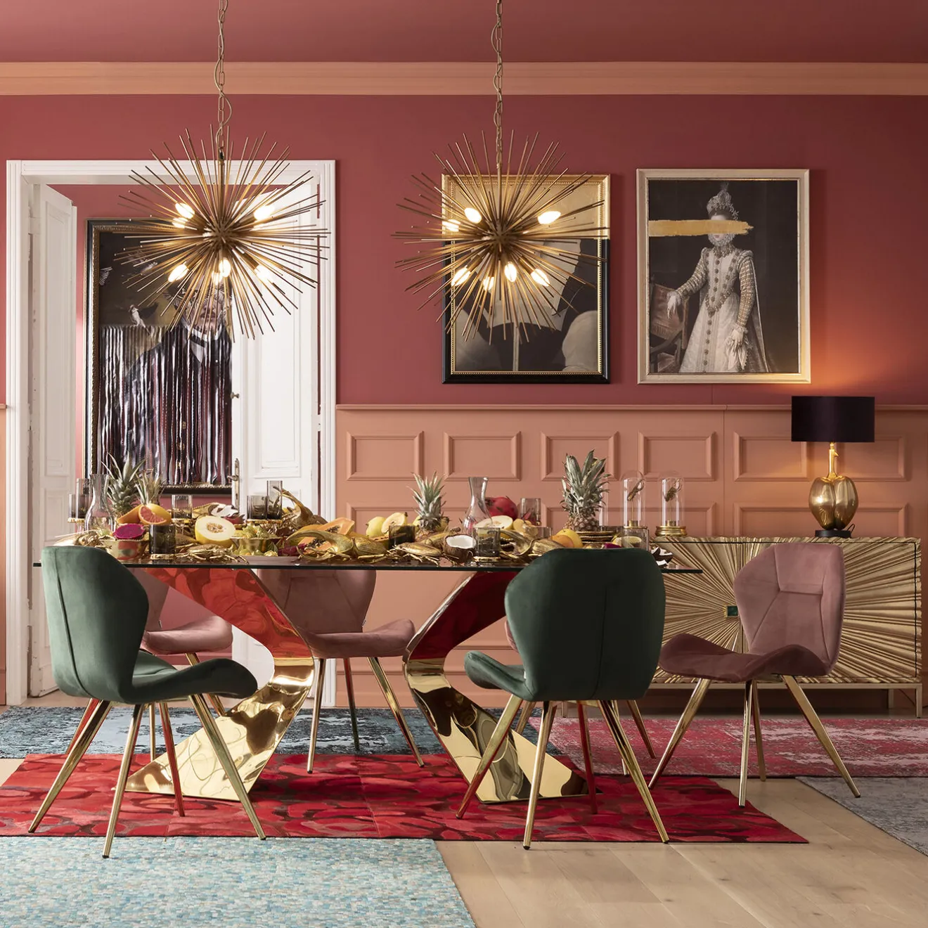 KARE Design Tableaux Encadres|Peinture A L Huile Frame Incognito Baroness 80X100