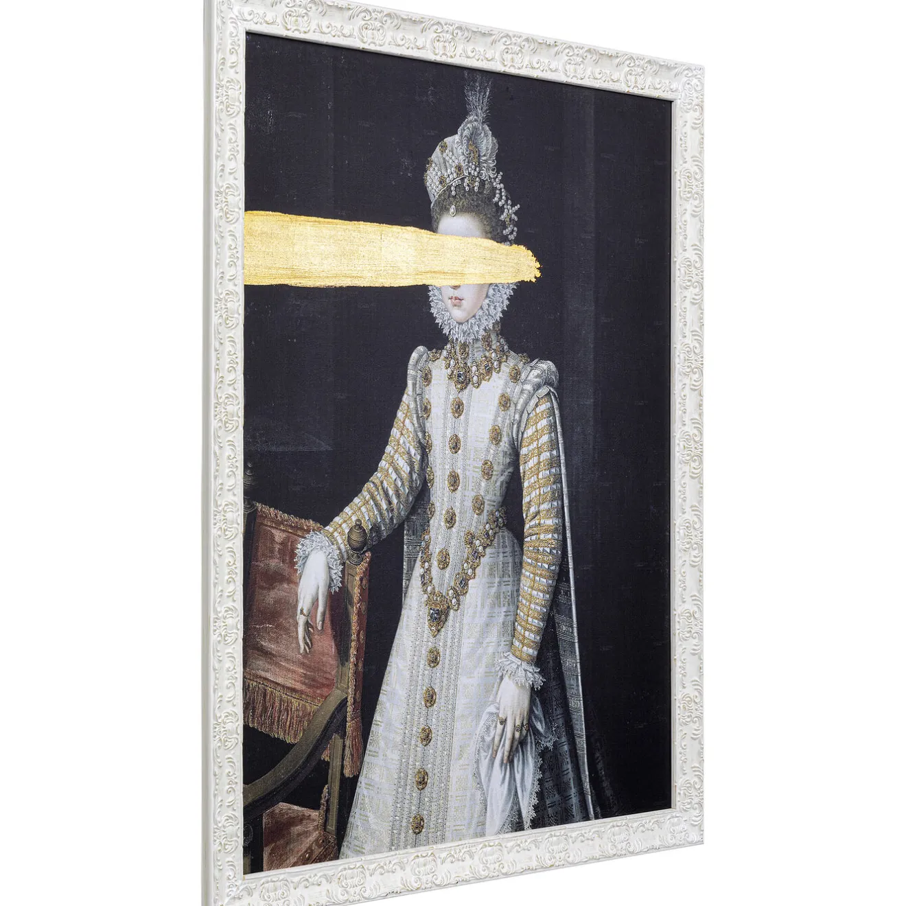 KARE Design Tableaux Encadres|Peinture A L Huile Frame Incognito Baroness 80X100