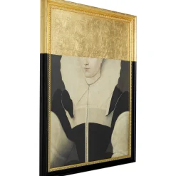 KARE Design Tableaux Encadres|Peinture A L Huile Frame Incognito Lady 80X100Cm