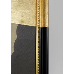 KARE Design Tableaux Encadres|Peinture A L Huile Frame Incognito Lady 80X100Cm