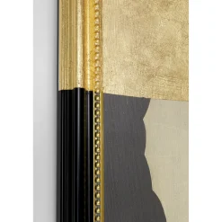 KARE Design Tableaux Encadres|Peinture A L Huile Frame Incognito Lady 80X100Cm