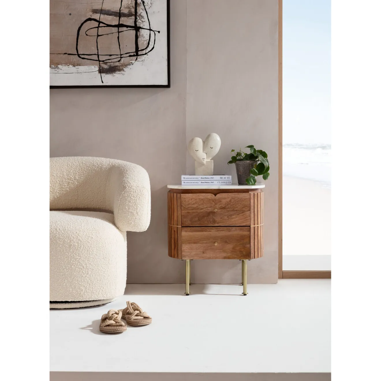 KARE Design Tables De Chevet|Petite Commode Grace 50X55Cm