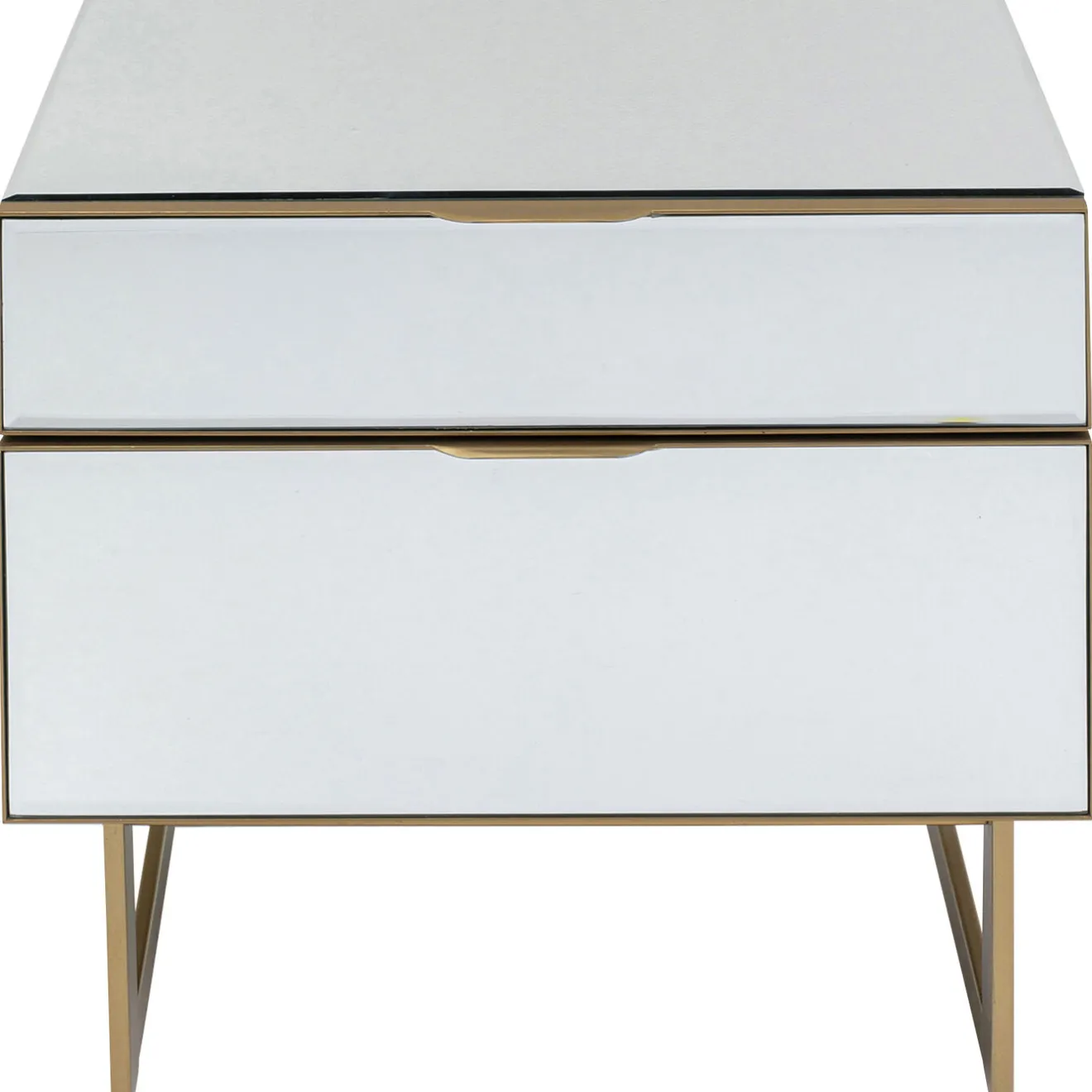 KARE Design Tables De Chevet|Petite Commode Soran Dore 49X50Cm