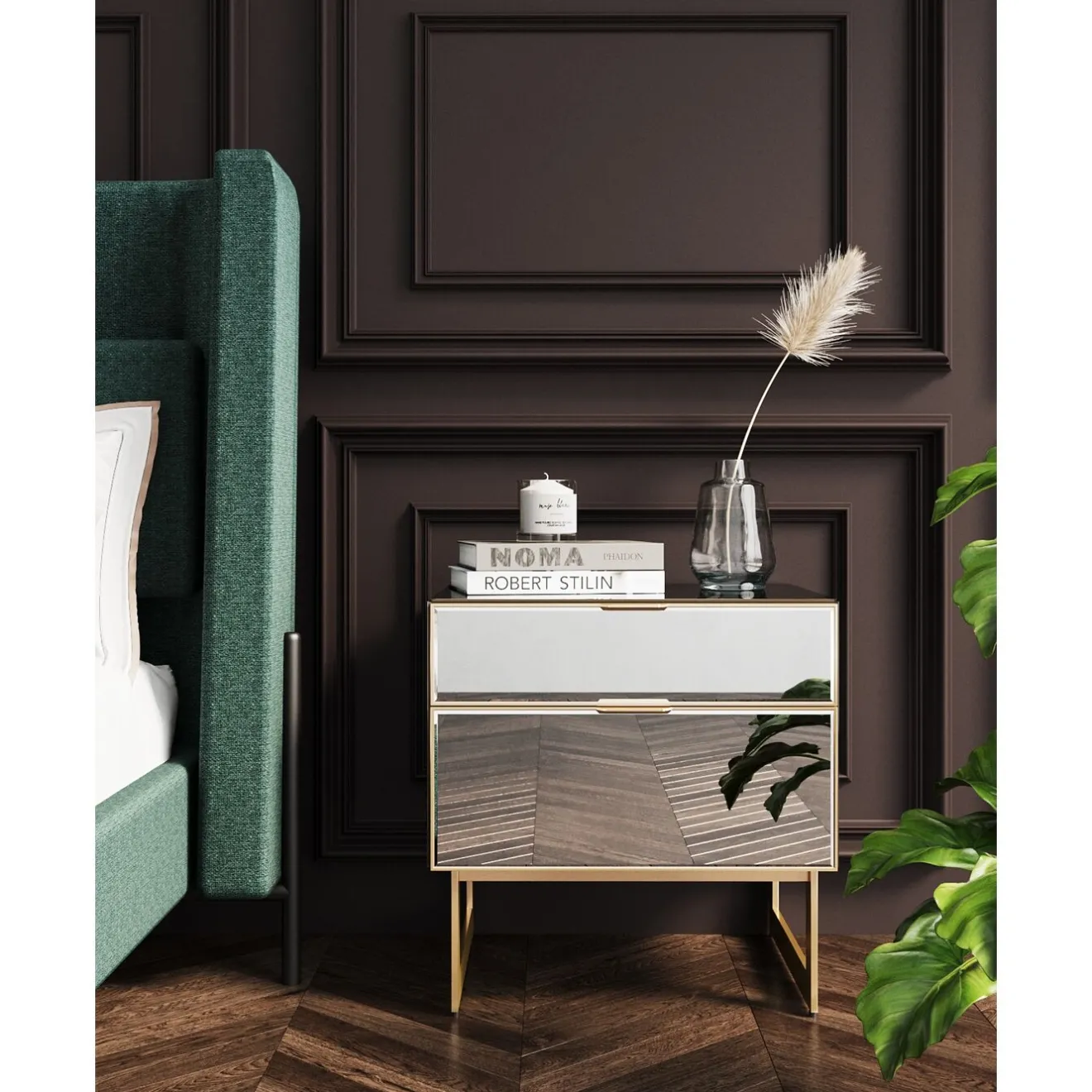 KARE Design Tables De Chevet|Petite Commode Soran Dore 49X50Cm