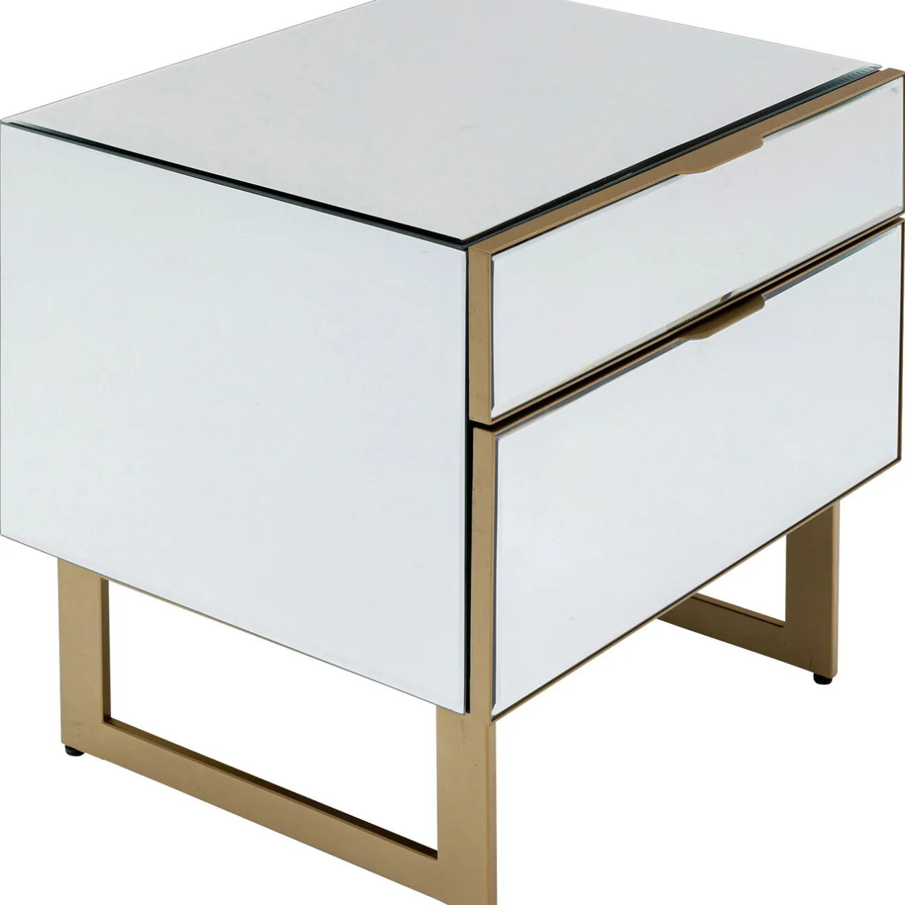 KARE Design Tables De Chevet|Petite Commode Soran Dore 49X50Cm